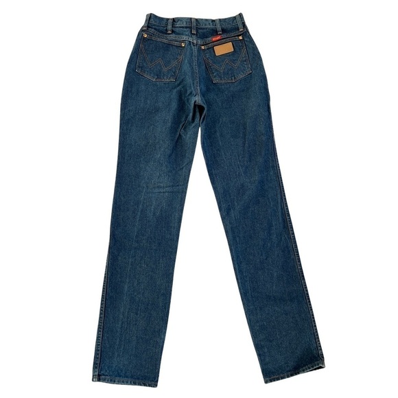 Wrangler Vintage High Rise Cowgirl Cut Western Straight Leg Mom Jeans - Picture 1 of 16